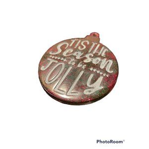 Handmade resin Christmas ornament